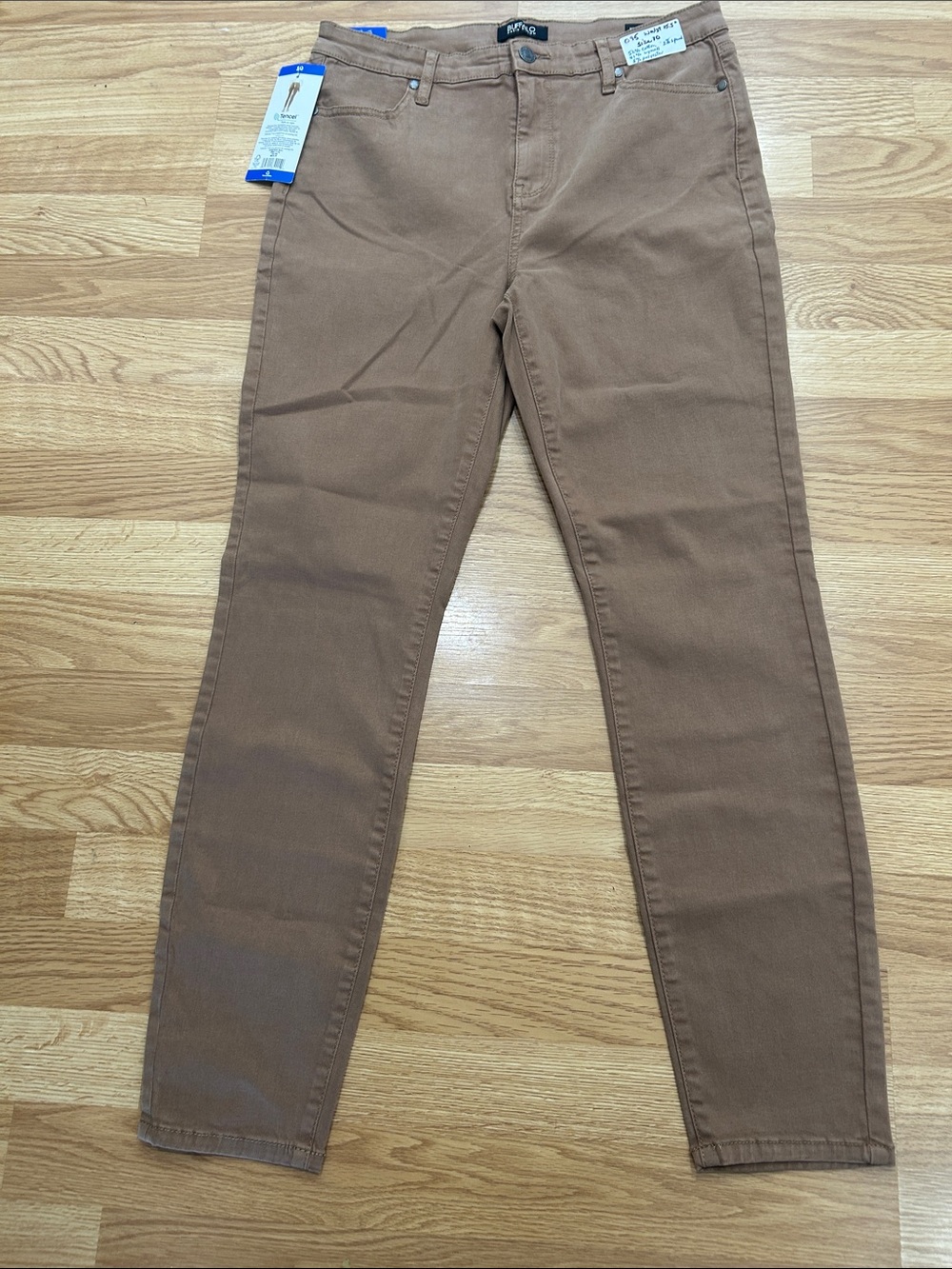 Buffalo David Bitton Skinny Jeans in Cognac Brown NWT